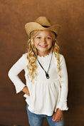 Load image into Gallery viewer, Ribbed White Shirt