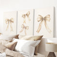 Load image into Gallery viewer, Trendy Aesthetic Bows Nursery Wall Art Set Poster