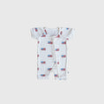 Load image into Gallery viewer, Shortie Bamboo Zip | Americana Ribbed