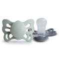 Load image into Gallery viewer, FRIGG Butterfly Anatomical Silicone Pacifier 2-Pack (0-6 Months)