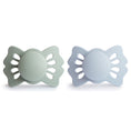 Load image into Gallery viewer, FRIGG Lucky Symmetrical Silicone Pacifier 2-Pack (0-6 Months)