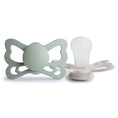 Load image into Gallery viewer, FRIGG Butterfly Anatomical Silicone Pacifier 2-Pack (6-18 Months)