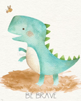 Load image into Gallery viewer, Baby Dinosaurs Set - Luster Paper Nursery Wall Art Prints