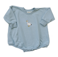 Load image into Gallery viewer, Silly Goose Sweatshirt Romper - more colors