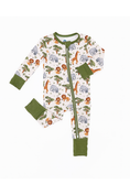 Load image into Gallery viewer, Bamboo One Piece Zip Pajama - It's a Jungle Out There