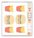 Load image into Gallery viewer, Burger Diner Dramatic Play Printable Kit