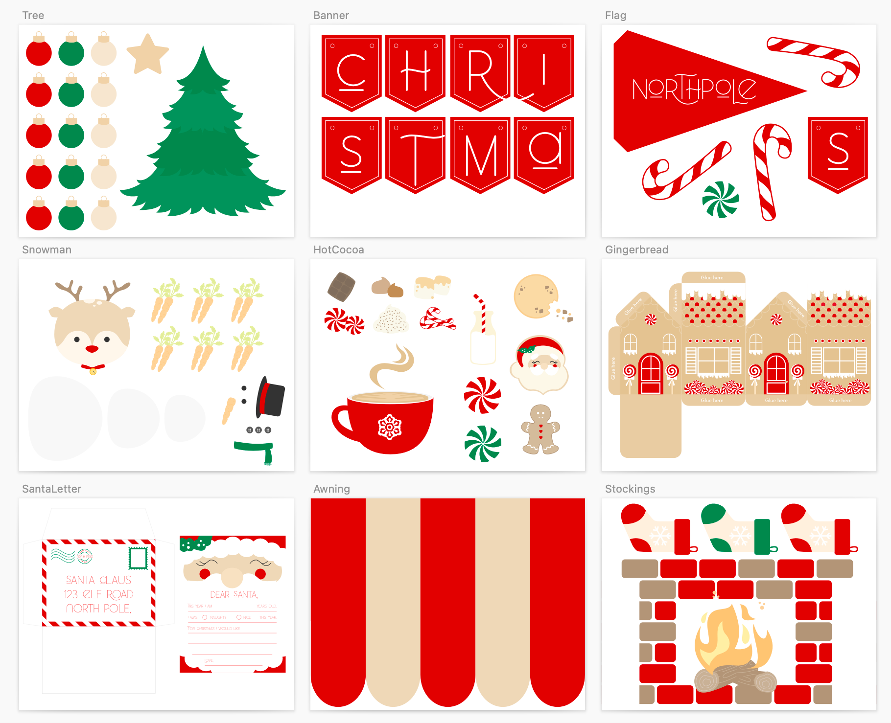 Holiday Dramatic Play Bundle