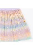 Load image into Gallery viewer, PREORDER! Bamboo Tulle Dress - Rainbow Ombre Twinkle