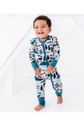 Load image into Gallery viewer, Bamboo One Piece Zip Pajama - Into the Wild