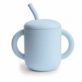 Load image into Gallery viewer, Silicone Training Cup + Straw