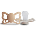 Load image into Gallery viewer, FRIGG Butterfly Anatomical Silicone Pacifier 2-Pack (6-18 Months)