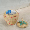Load image into Gallery viewer, Strawberry Wicker Rattan Basket