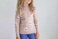 Load image into Gallery viewer, Beige Flower Sweater