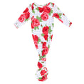 Load image into Gallery viewer, Knotted Gown - Blue Gingham + Red Roses