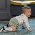 Load image into Gallery viewer, Long Sleeve Barrett Bubble in Hanover Herringbone