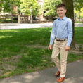 Load image into Gallery viewer, Bradford Trousers in King's Way Khaki Corduroy