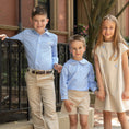 Load image into Gallery viewer, Isabel Dress in King's Way Khaki Corduroy