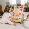 Load image into Gallery viewer, Tiny Land® Premium Natural Wooden Activity Walker