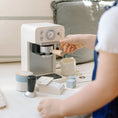 Load image into Gallery viewer, Tiny Land® Play Kitchen Accessories – Children’s Coffee Maker: Wooden Café Play Set for Kids