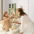 Load image into Gallery viewer, Tiny Land® Pretend Play Kitchen for Toddlers - Serenity Wooden Kitchen – Green