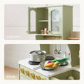 Load image into Gallery viewer, Tiny Land® Pretend Play Kitchen for Toddlers - Serenity Wooden Kitchen – Green