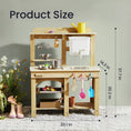 Load image into Gallery viewer, Tiny Land® Mud Kitchen - DuoPlay Outdoor Play Kitchen for Kids