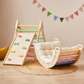 Load image into Gallery viewer, Tiny Land® 7-in-1 Rainbow Climbing Set with Play Pad