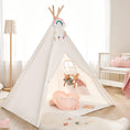 Load image into Gallery viewer, Tiny Land® Teepee Tent for Kids with Mat – Indoor Play Tent with Floor Mat