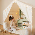 Load image into Gallery viewer, Tiny Land® Kids Tent – Large Cozy Tent with Star Lights