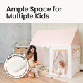 Load image into Gallery viewer, Tiny Land® Sweet Citrus Kids Play Tent – White and Pink Indoor Playhouse