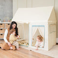 Load image into Gallery viewer, Tiny Land® Sweet Citrus Kids Play Tent – White and Blue Indoor Playhouse