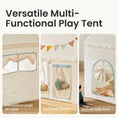 Load image into Gallery viewer, Tiny Land® Sweet Citrus Kids Play Tent – White and Blue Indoor Playhouse