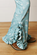 Load image into Gallery viewer, Teal Bow Lucy Hooded Set