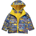Load image into Gallery viewer, Car Seat Coat | The Road Coat Down - Construction Print