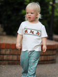 Load image into Gallery viewer, Western Plaid Horse Embroidery Boy Pants Set