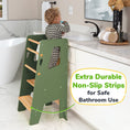 Load image into Gallery viewer, Adjustable Toddler Kitchen Tower with Safety Bars