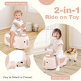 Load image into Gallery viewer, Toddler Ride on Toy with Trailer and Light Music