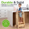Load image into Gallery viewer, Standing Toddler Tower with Sliding Safety Door