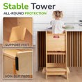 Load image into Gallery viewer, Standing Toddler Tower with Sliding Safety Door