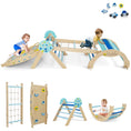 Load image into Gallery viewer, Triangle Set 8-in-1 Foldable Baby Climbing Toys Astronaut/Unicorn Theme