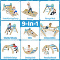 Load image into Gallery viewer, Triangle Set 8-in-1 Foldable Baby Climbing Toys Astronaut/Unicorn Theme