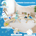 Load image into Gallery viewer, Triangle Set 8-in-1 Foldable Baby Climbing Toys Astronaut/Unicorn Theme