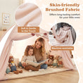 Load image into Gallery viewer, Twin Size Indoor Canopy Tent for Kids with 2 Window and Suits 3+