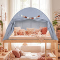 Load image into Gallery viewer, Twin Size Indoor Canopy Tent for Kids with 2 Window and Suits 3+