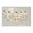 Load image into Gallery viewer, Baby Animals ABC Rug / World map Area Rug