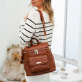 Load image into Gallery viewer, Petit Diaper Bag Caramel