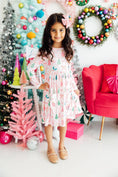 Load image into Gallery viewer, Very Merry L/S Pocket Twirl Dress