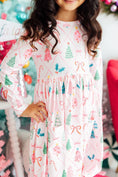 Load image into Gallery viewer, Very Merry L/S Pocket Twirl Dress