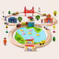 Load image into Gallery viewer, Tiny Land® Wooden Train Set for Children