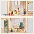 Load image into Gallery viewer, Tiny Land® Sweetwood Evergreen Dollhouse without Dolls